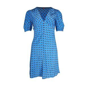 chinese dress ladies STAUD LAURA LINEN MINI DRESS SEAPORT STRIPE main image 0